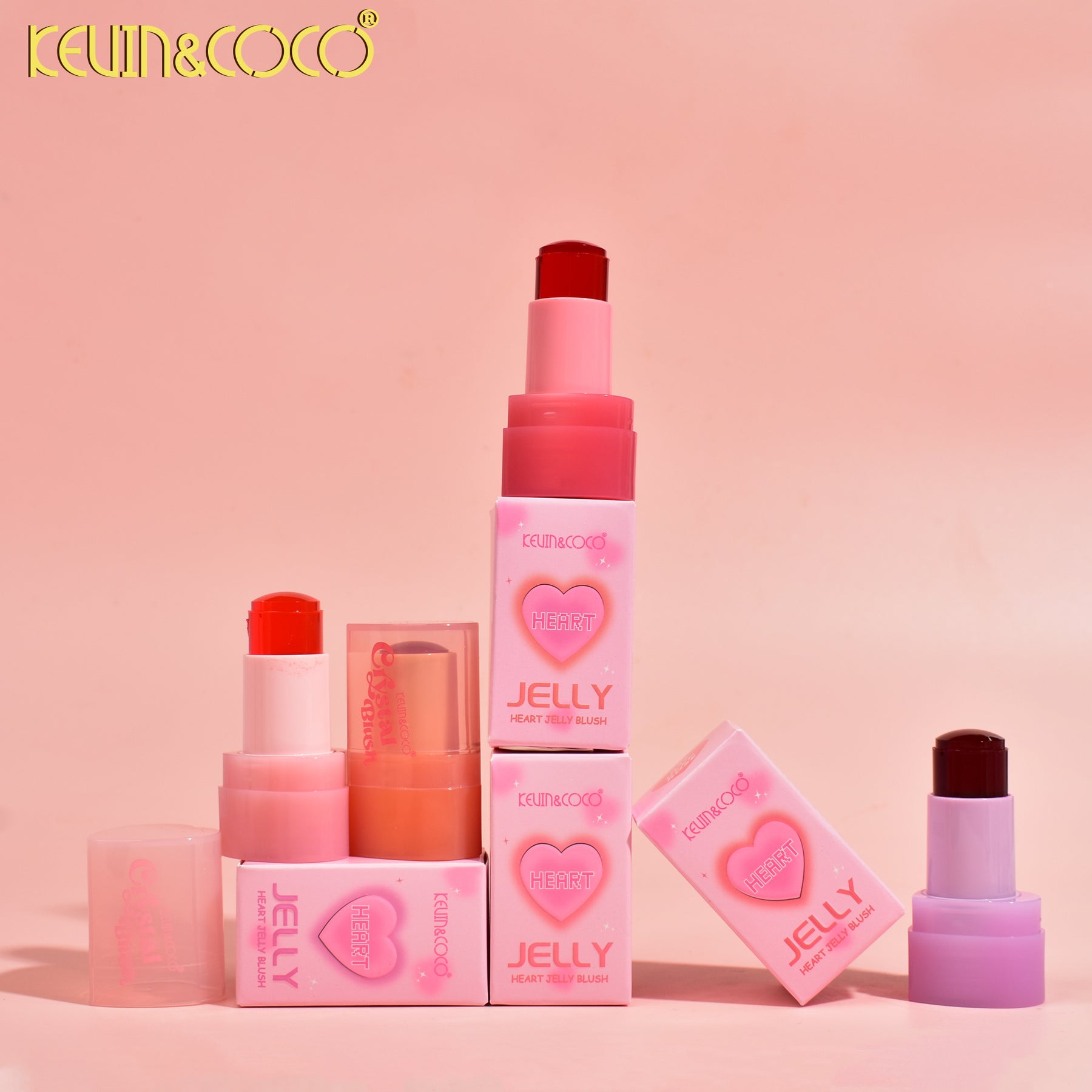 Kevin & Coco Heart Jelly Blush