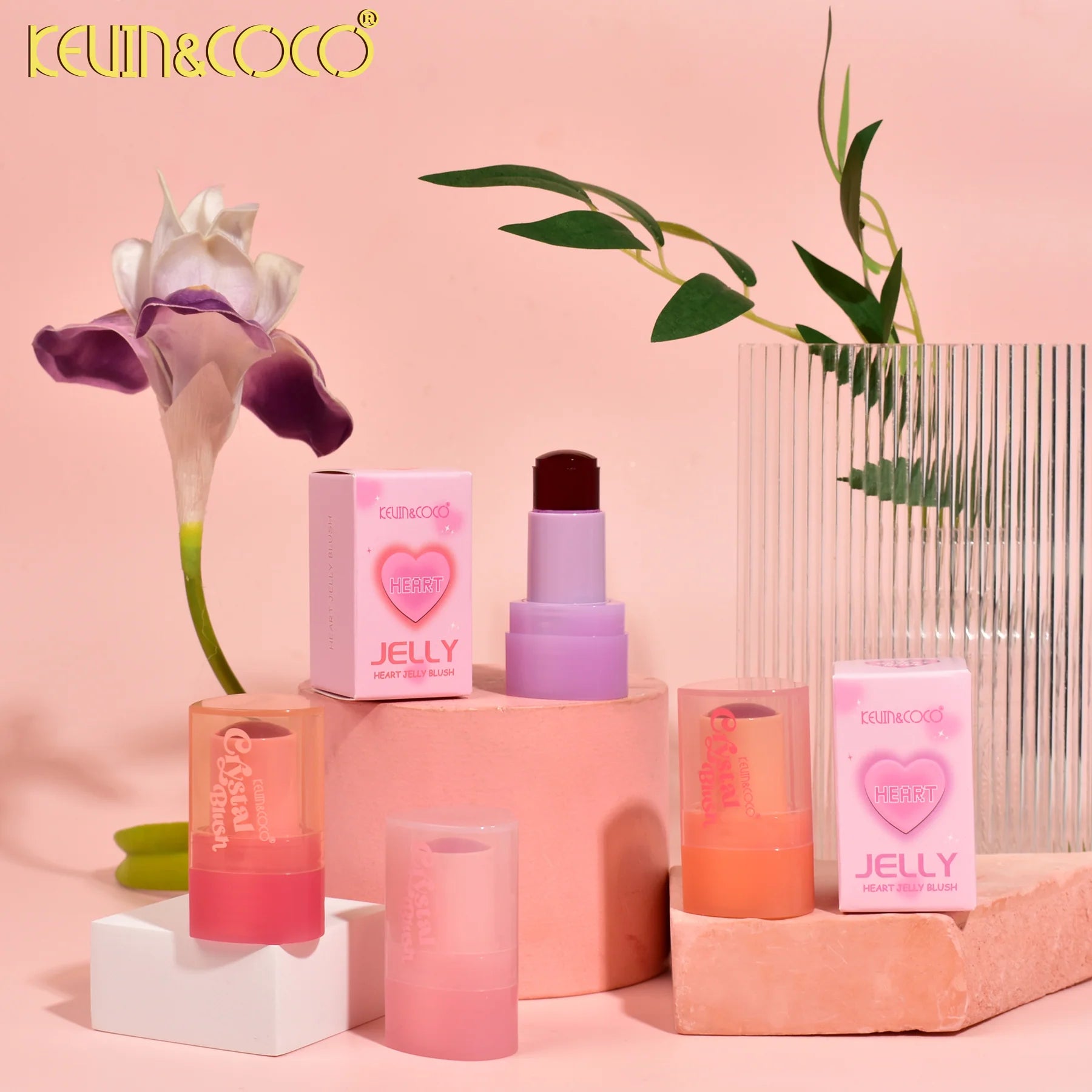 Kevin & Coco Heart Jelly Blush