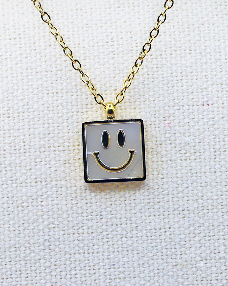 Square Smile Necklace